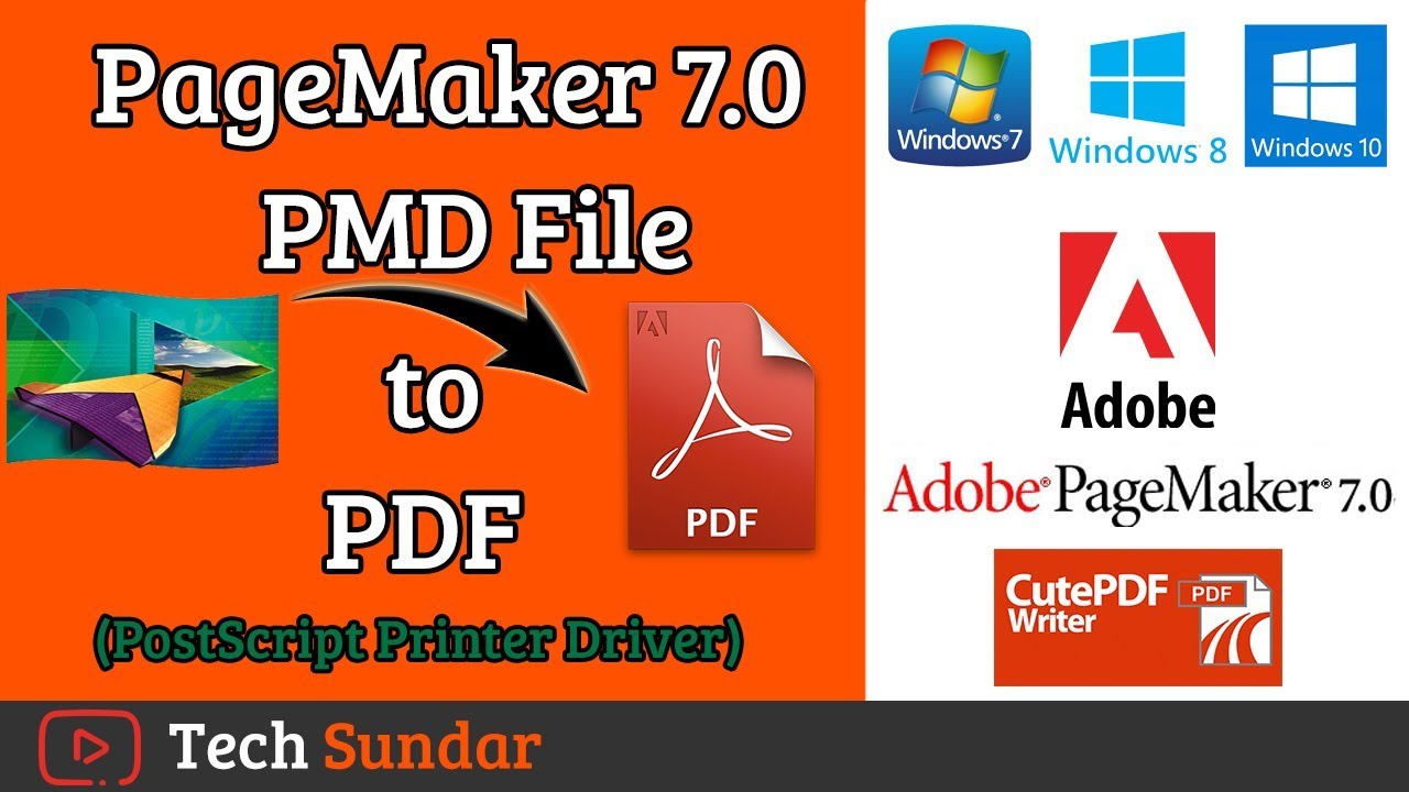 convert pagemaker file to pdf